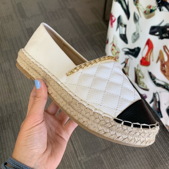White quilted espadrille - Picture 2 of 6